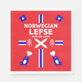 Norska Lefse Flatbröd Apron Pappersservett