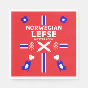 Norska Lefse Flatbröd Apron Pappersservett