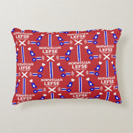 Norska Lefse Flatbröd Apron Prydnadskudde