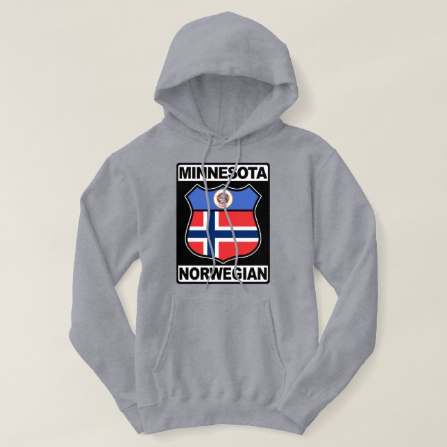 Norska Minnesotan American Hoodie (Design framsida)