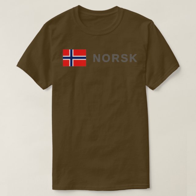 Norska Norgen T Shirt (Design framsida)