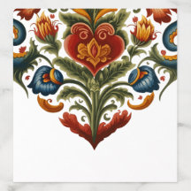 Norska Rosemaling Heart
