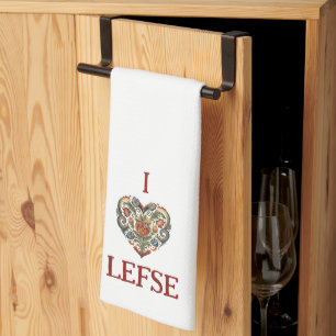Norska Rosemaling I Kärlek Lefse Kökshandduk
