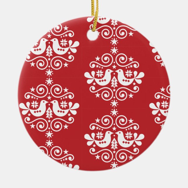 Norska skandinaviska Juldekorationer (Framsidan)