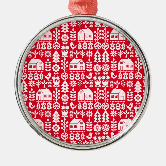 Norska skandinaviska Juldekorationer (Framsidan)