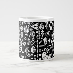 Norska skandinaviska Juldekorationer Jumbo Mugg