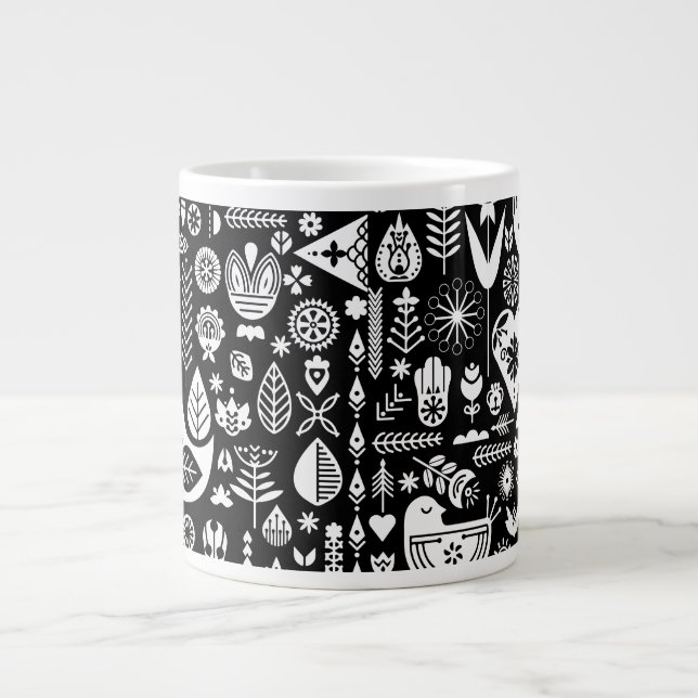 Norska skandinaviska Juldekorationer Jumbo Mugg (Framsidan)