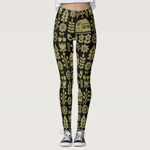 Norska skandinaviska julen leggings