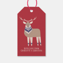 Norska Skandinaviska trädskogar - jul Presentetikett