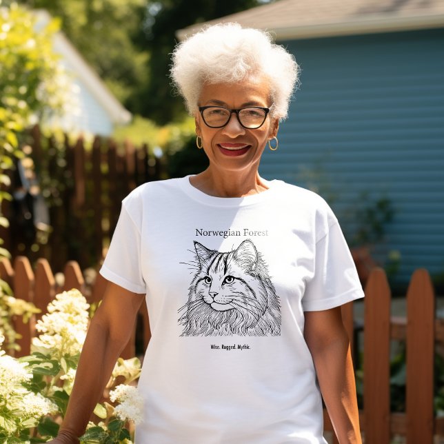 Norska skogen Porträtt T Shirt (Skapare uppladdad)