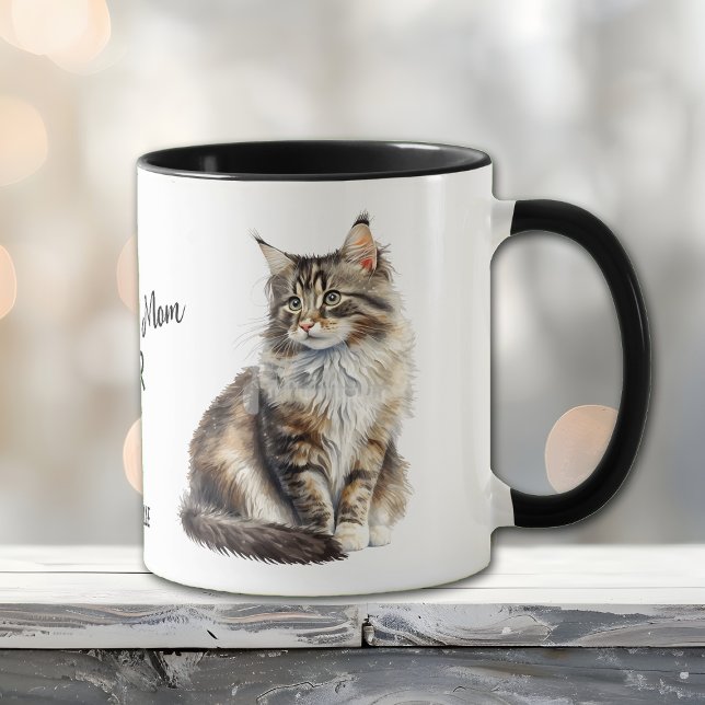 Norska skogskassan Mamma någonsin Mugg (Skapare uppladdad)