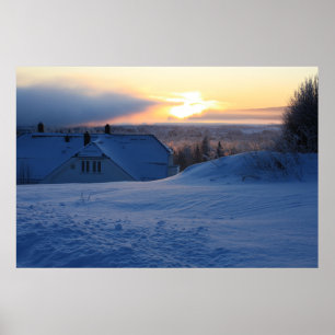 Norska Snö Poster