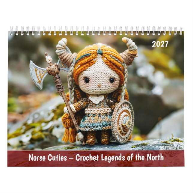 Norska sötnheter – Virka legender från Norden Kalender (Omslag)