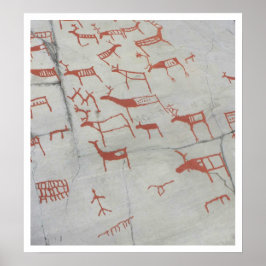 Norska Sten Alta Fjord Poster