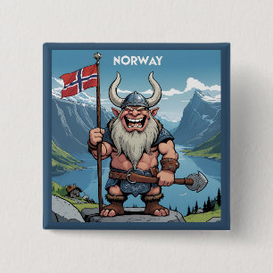 Norska Troll Knapp