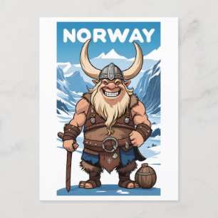 Norska Troll Vykort