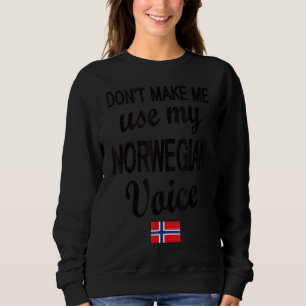 Norska Voice Norge Flagga norska rötter T Shirt