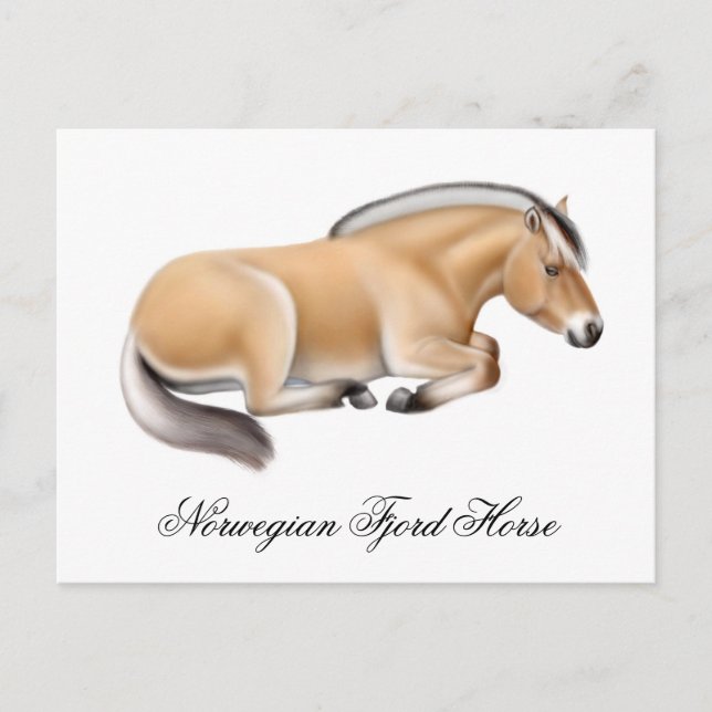 Norskt Fjord-vykort Vykort (Framsida)