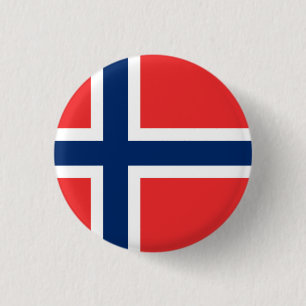 Norskt flaggaemblem knapp