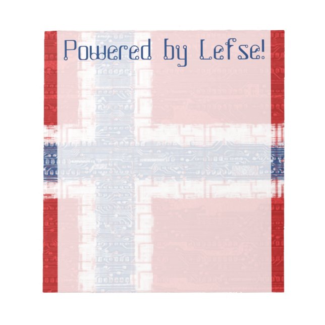 Norskt moderkortstema anteckningsblock (Framsida)