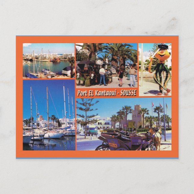 North Afrika, Sousse Tunisien Vykort (Framsida)