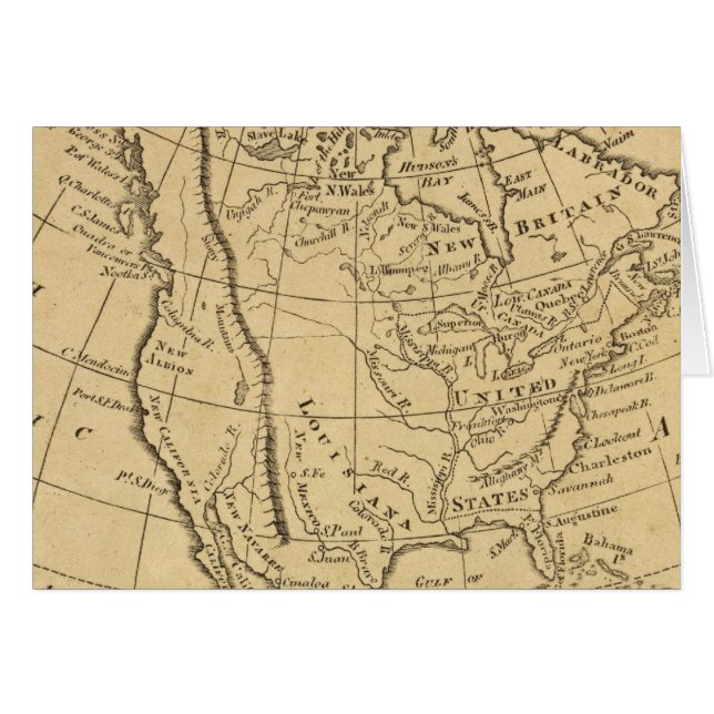 North America 44 Hälsningskort (Framsidan Horizontal)