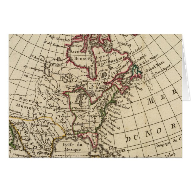 North America School Hälsningskort (Framsidan Horizontal)