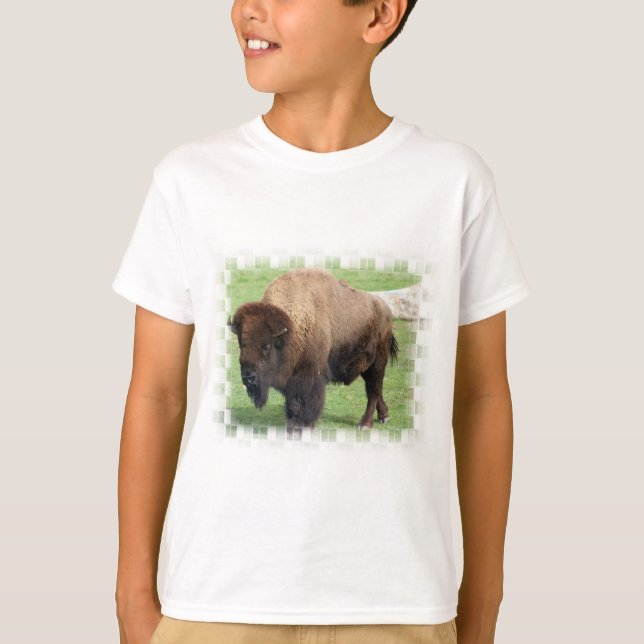 North American Bison Barn T-Shirt (Framsida)