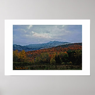 North ansikte, Mt. Mansfield Poster