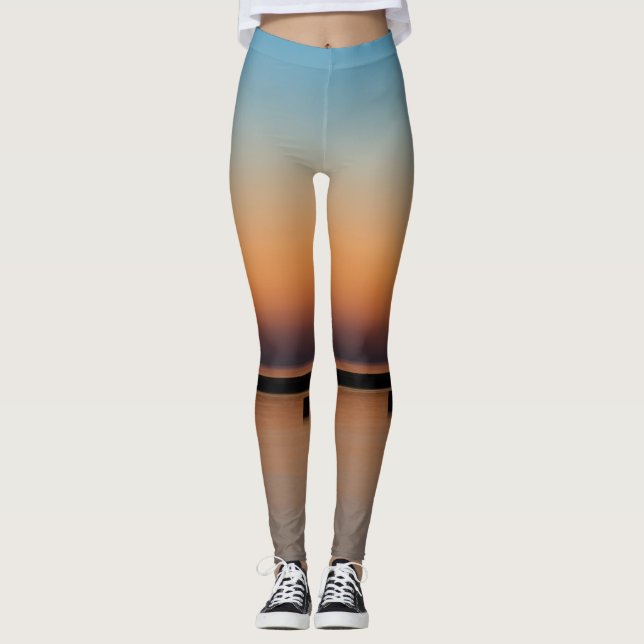 North Ave Lighthouse Sunrise Leggings (Framsida)