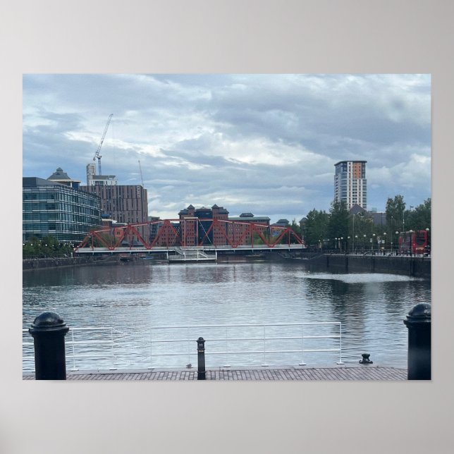 North Bay Manchester City England Förenade kungari Poster (Framsidan)