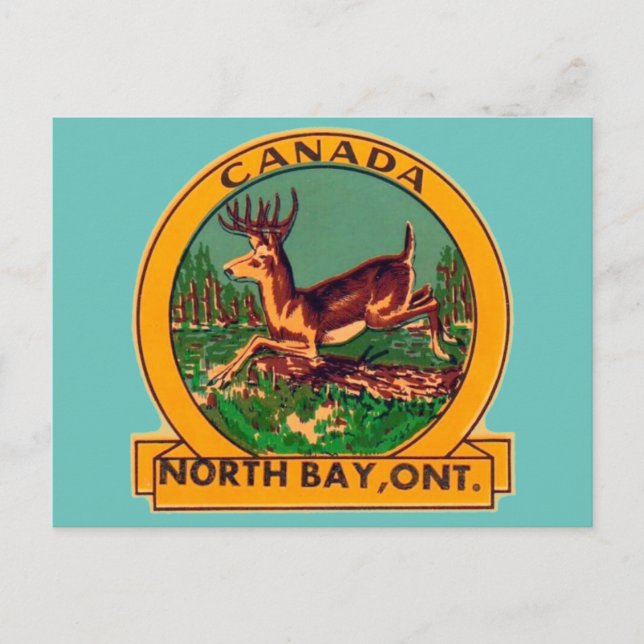 North Bay, Ontario - vykort (Framsida)