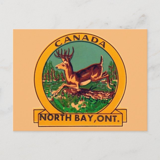 North Bay, Ontario - vykort (Framsida)