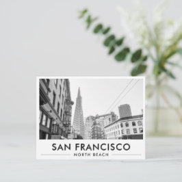 North Beach TransAmerica Pyramid San Francisco Vykort