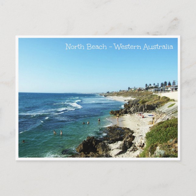 North Beach Westerna Australien Vykort (Framsida)