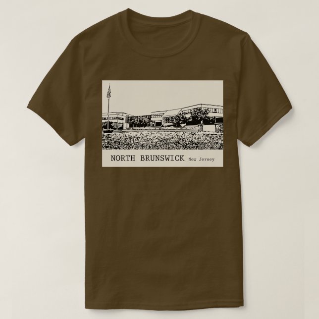 North Brunswick New jersey 1 T Shirt (Design framsida)
