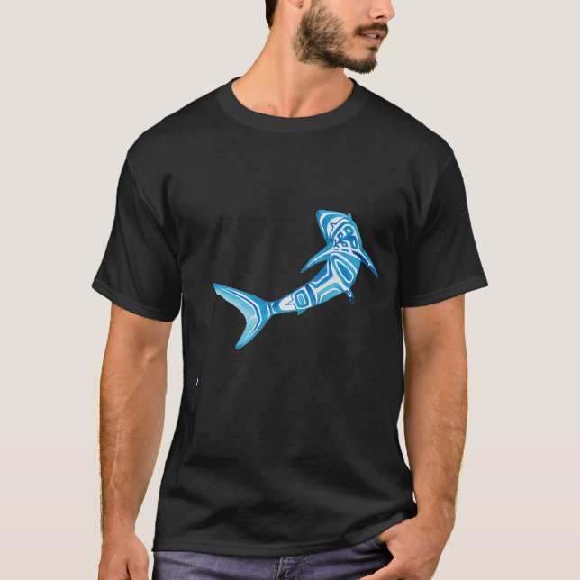 North By Northwest Blåhaj T Shirt (Framsida)