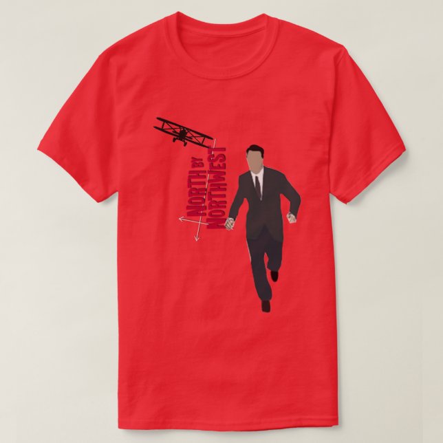 North by Northwest Sticker T Shirt (Design framsida)