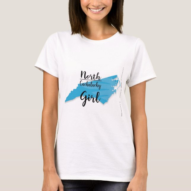 North Cackalacky Girl T-Shirt (Framsida)