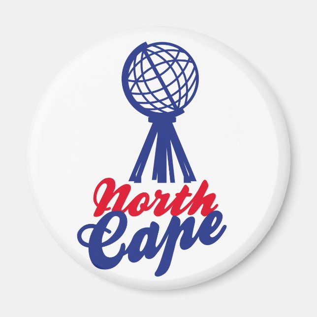 NORTH CAPE GLOBE SCULP. MAGNET (Framsidan)