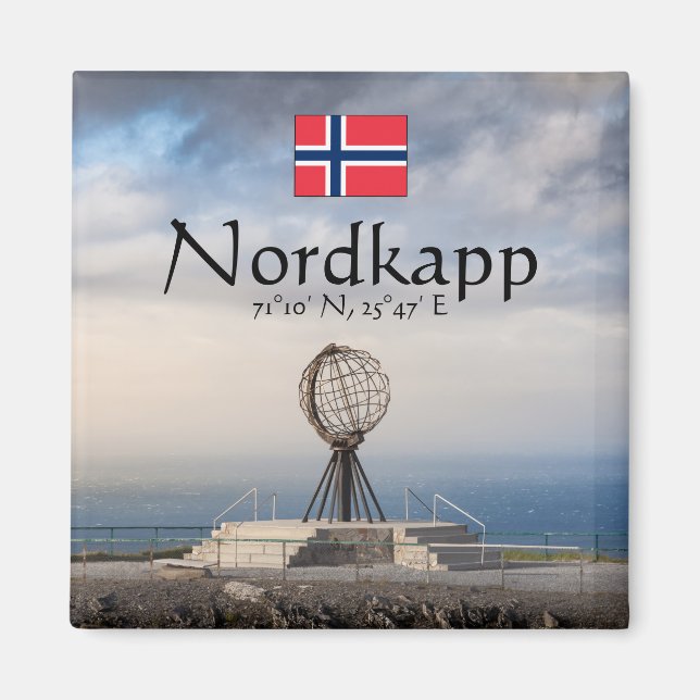 North Cape Souvenir Magnet (Framsidan)