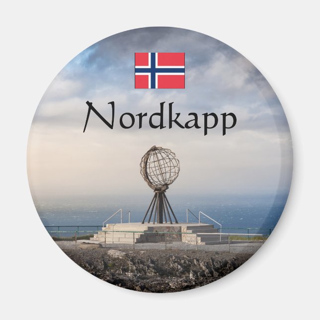 North Cape Souvenir Magnet (Framsidan)