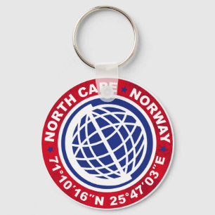 NORTH CAPE SPECIELL NORGE NYCKELRING