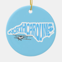 North Carlolina First in Flight jul Ornament
