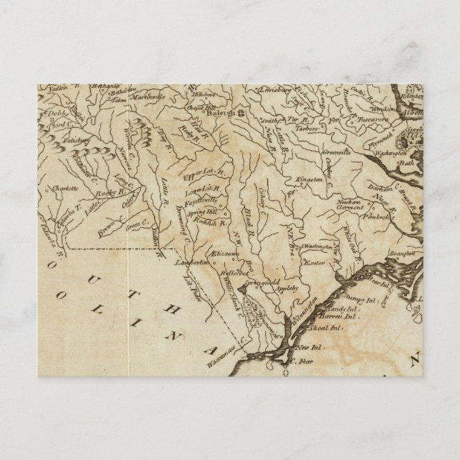 North Carolina 11 Vykort (Framsida)