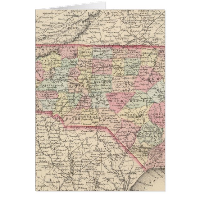 North Carolina 3 Hälsningskort (Framsidan)