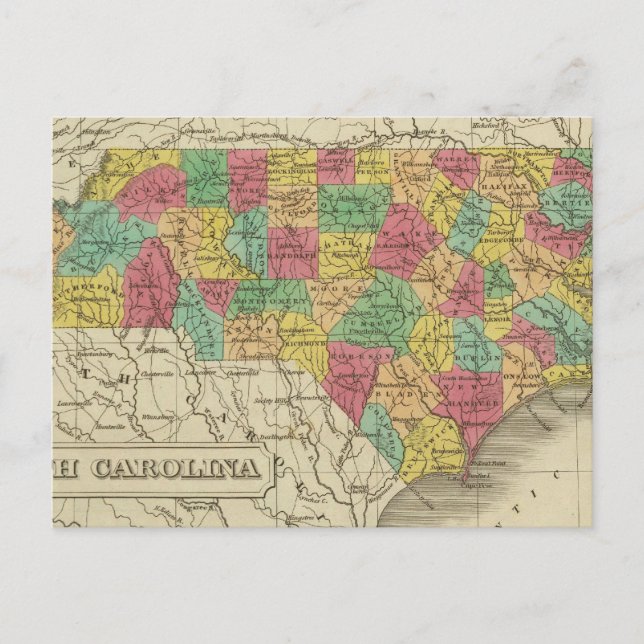 North Carolina 3 Vykort (Framsida)