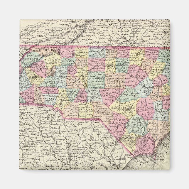 North Carolina 4 Magnet (Framsidan)