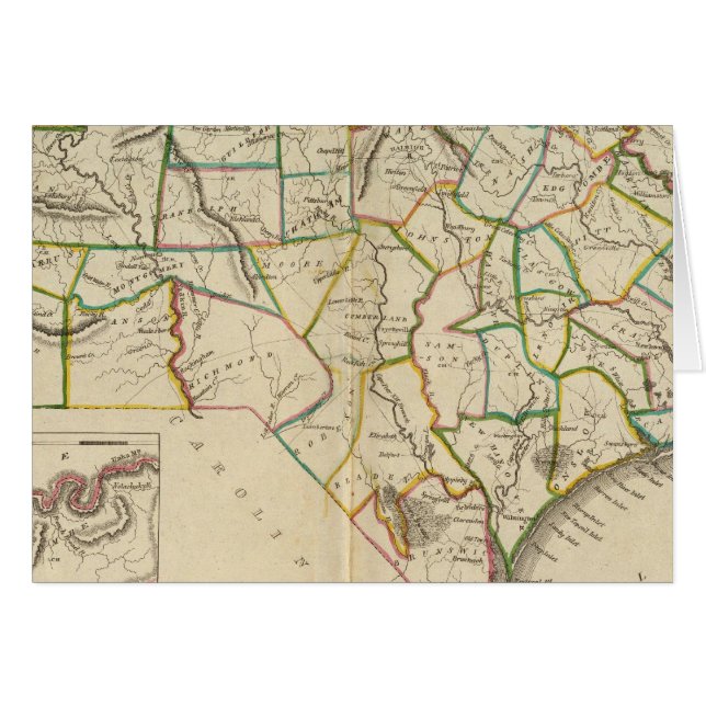 North Carolina 5 Hälsningskort (Framsidan Horizontal)