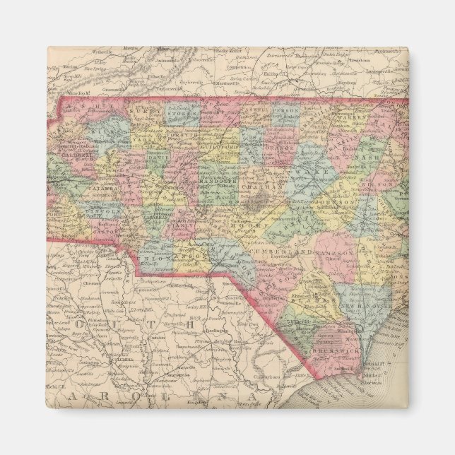North Carolina 8 Magnet (Framsidan)